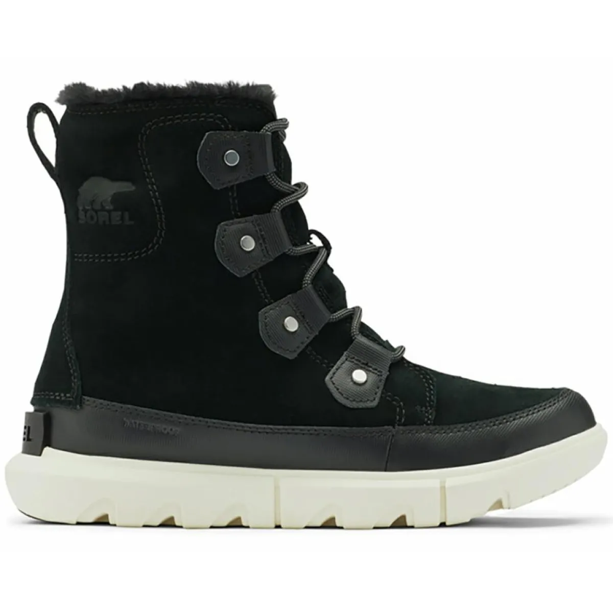 Sorel Bottes|Bottes lifestyle Explorer Ii Joan Faux Fur Wp noires