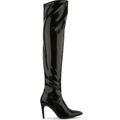 Liu-Jo Bottes|Bottes Versa en Cuir noires