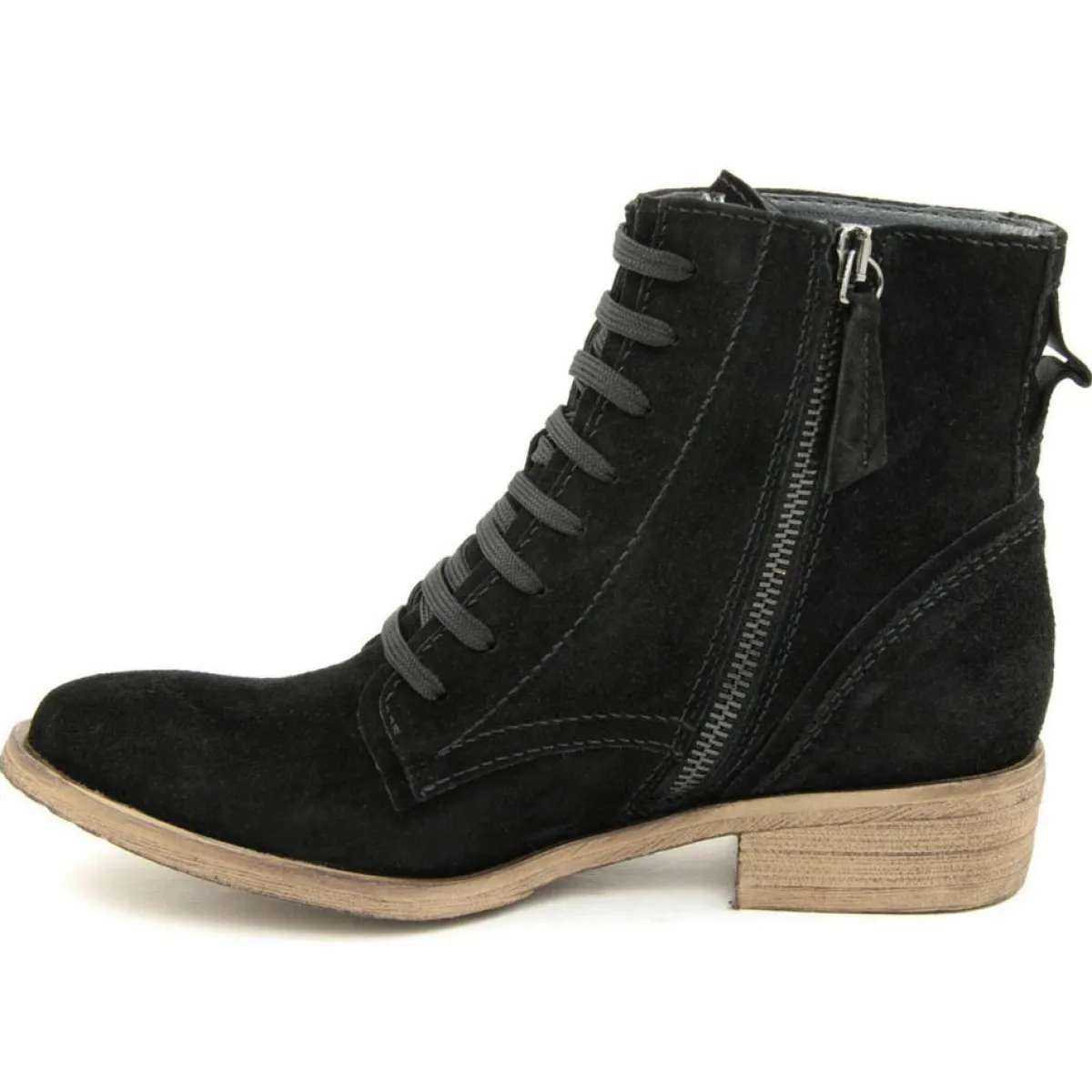 Lab78 Bottines|Bottines à lacets noires