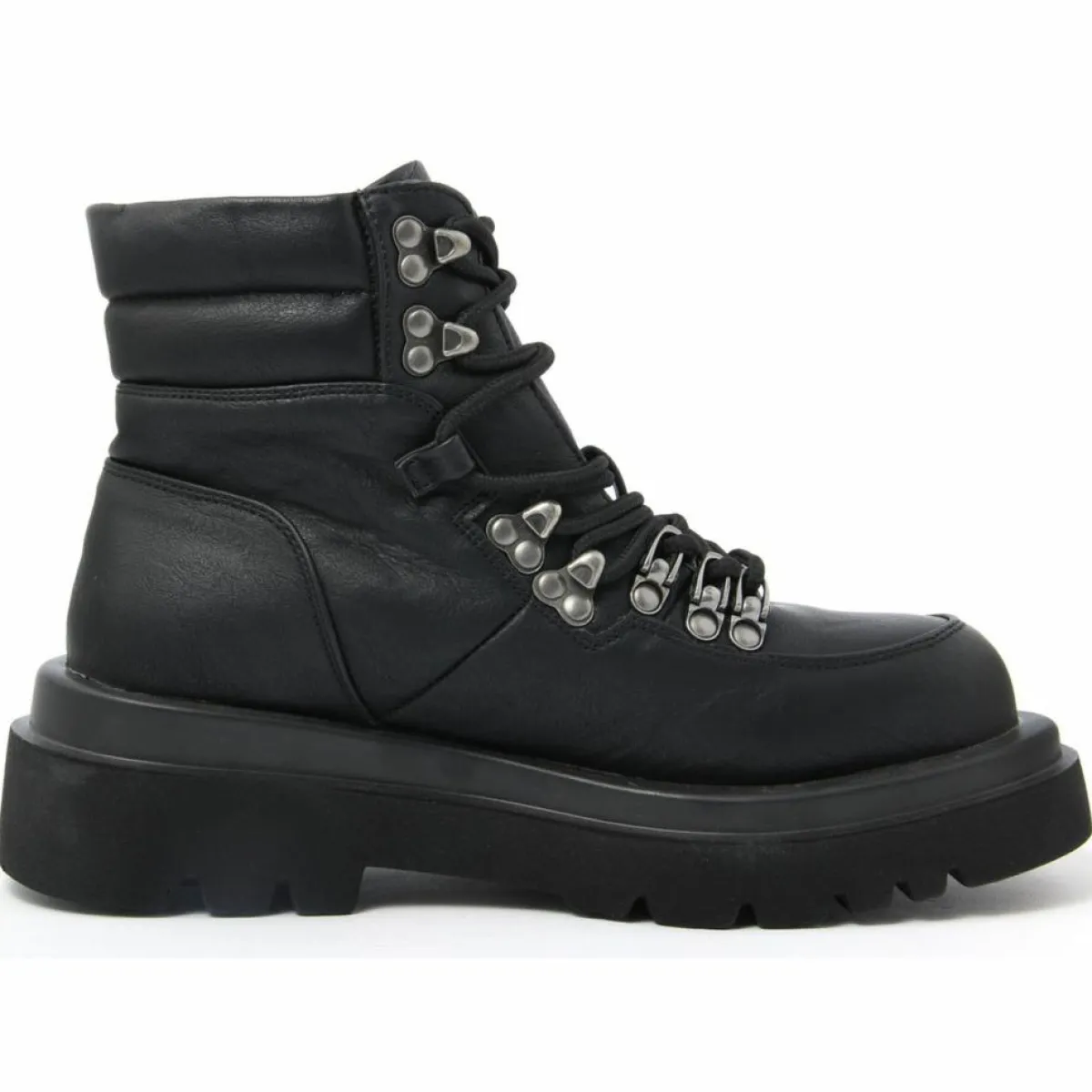 Lab78 Bottines|Bottines à lacets noires - Talon 5 cm