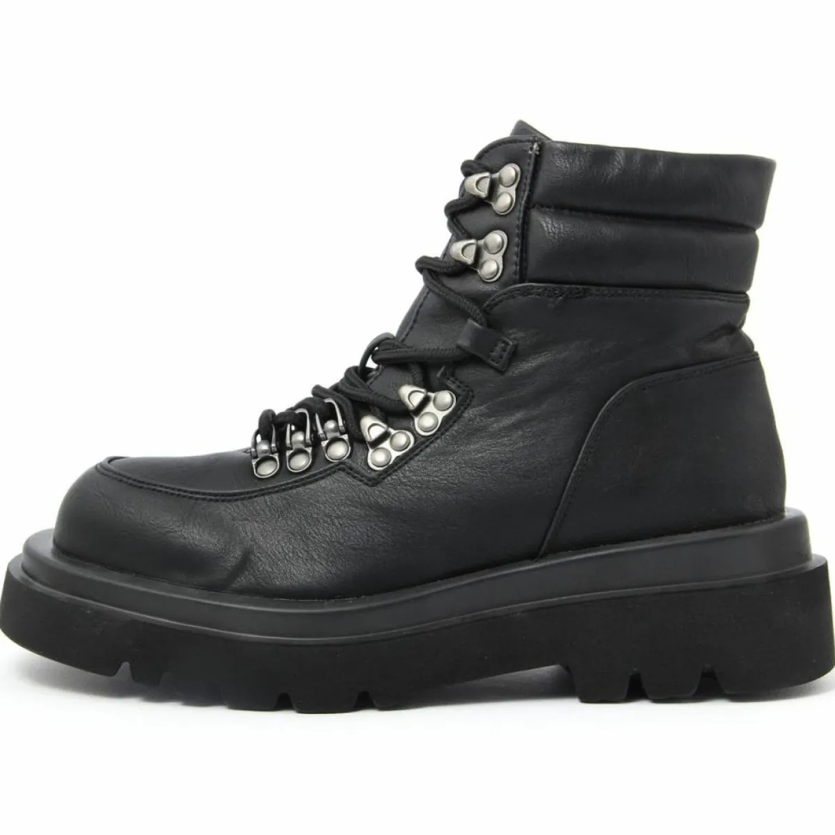 Lab78 Bottines|Bottines à lacets noires - Talon 5 cm