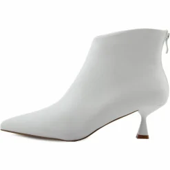 Lab78 Bottines|Bottines à talon blanches - Talon 5 cm