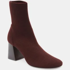Neous Bottines|Bottines à Talon chocolat - Talon 7 cm