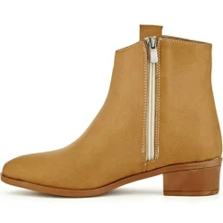 Lab78 Bottines|Bottines à talon Clara beiges - Talon 12 cm