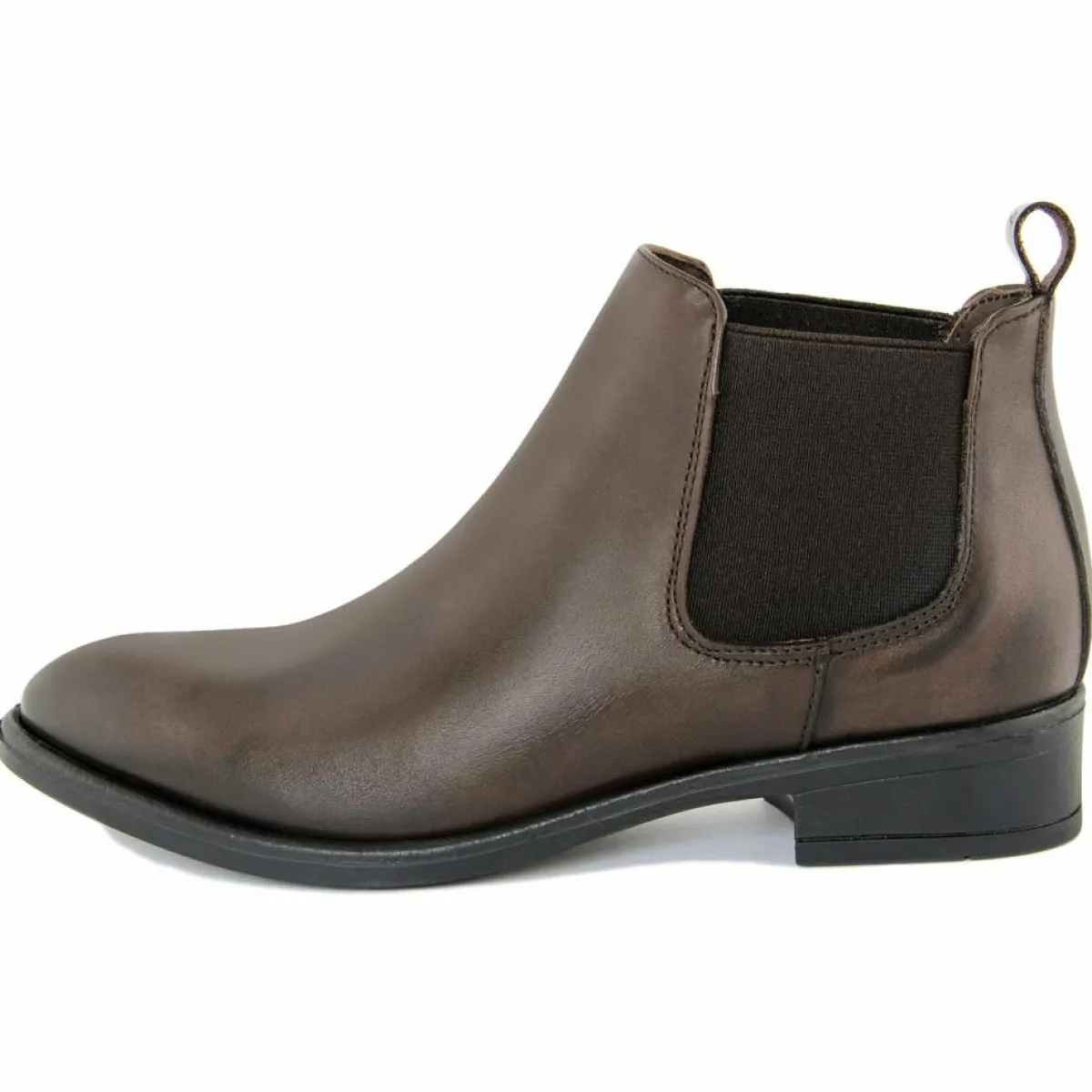 Lab78 Bottines|Bottines à talon en Cuir marron