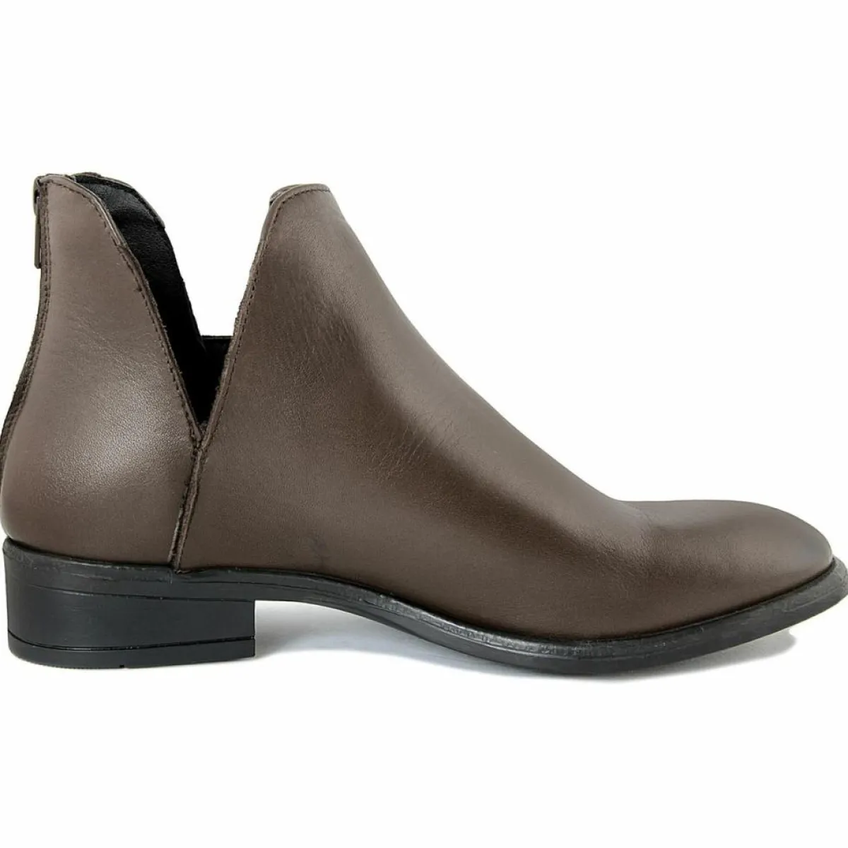 Lab78 Bottines|Bottines à talon en Cuir marron