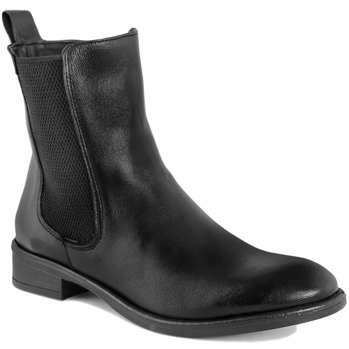 Lab78 Bottines|Bottines à talon en Cuir noires