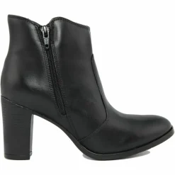 Lab78 Bottines|Bottines à talon en Cuir noires - Talon 8 cm