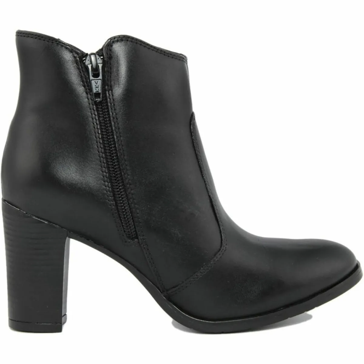 Lab78 Bottines|Bottines à talon en Cuir noires - Talon 8 cm