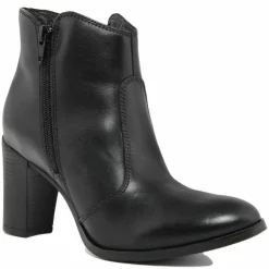 Lab78 Bottines|Bottines à talon en Cuir noires - Talon 8 cm