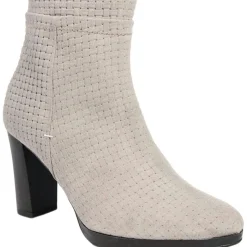 Lab78 Bottines|Bottines à talon en Velours de Cuir Vivi castor - Talon 8.5 cm