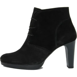 Lab78 Bottines|Bottines à talon en Velours de Cuir April noires - Talon 8.5 cm