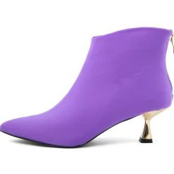 Lab78 Bottines|Bottines à talon Eugénie violettes - Talon 5 cm