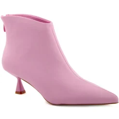 Lab78 Bottines|Bottines à talon Louise roses - Talon 5 cm