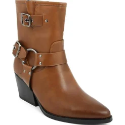 Lab78 Bottines|Bottines à talon Pauline camel - Talon 7 cm