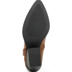 Lab78 Bottines|Bottines à talon Pauline camel - Talon 7 cm