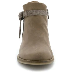 Palladium Bottines|Bottines Bi-matière en Cuir lisse Stila Mix beige foncé
