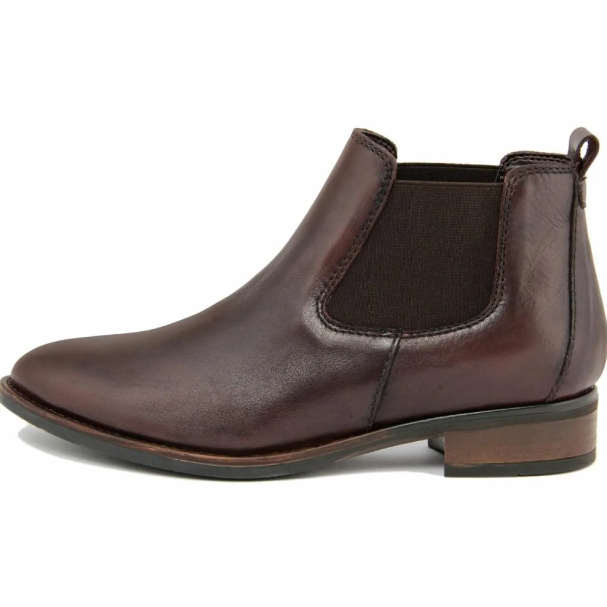 Lab78 Bottines|Bottines chelsea en Cuir marron foncé
