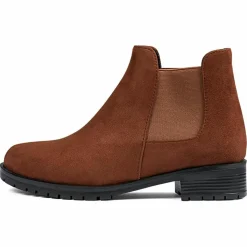Lab78 Bottines|Bottines chelsea marron foncé