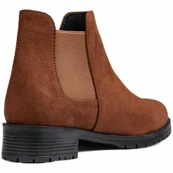 Lab78 Bottines|Bottines chelsea marron foncé