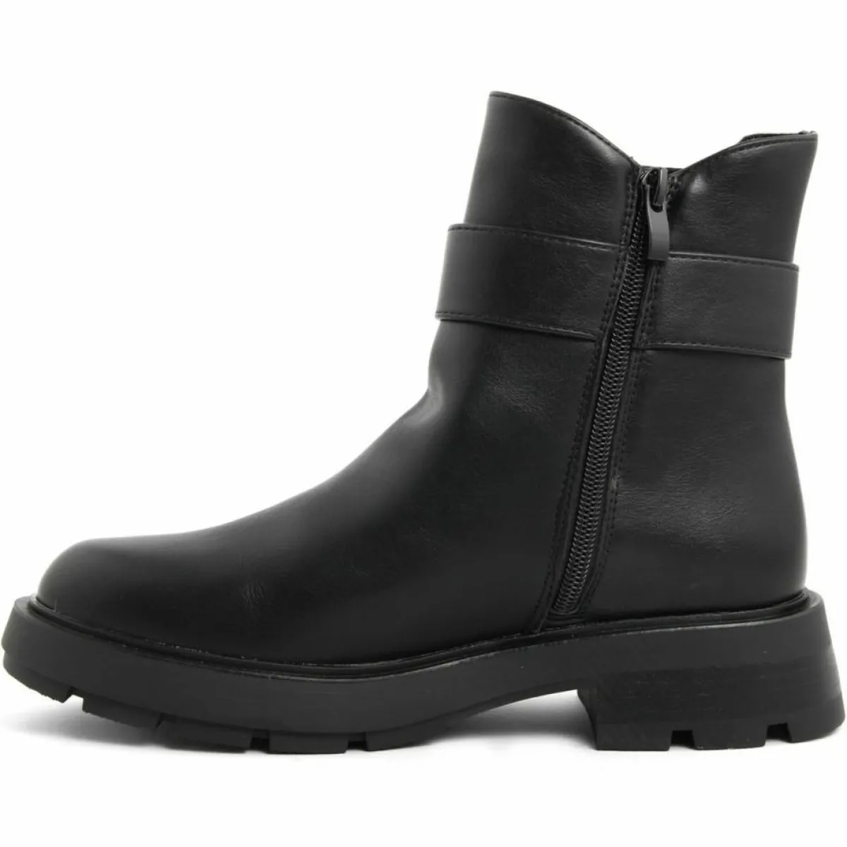 Lab78 Bottines|Bottines chelsea plates noires - Talon 4 cm