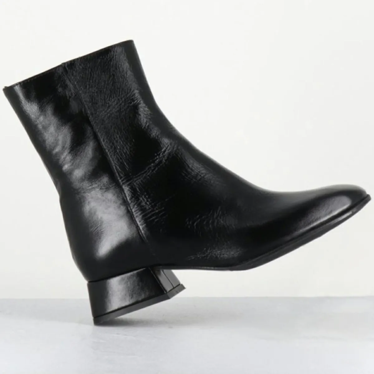 Garrice Lab Bottines|Bottines en Cuir 9916 lux noires