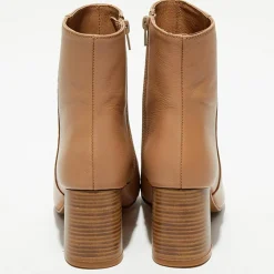 Apologie Bottines|Bottines en Cuir Alba camel - Talon 8,5 cm