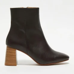 Apologie Bottines|Bottines en Cuir Alba marron - Talon 8,5 cm