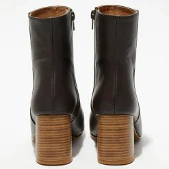 Apologie Bottines|Bottines en Cuir Alba marron - Talon 8,5 cm