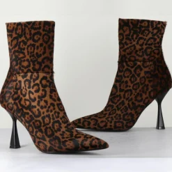 Rotta Bottines|Bottines en Cuir Asia leopard - Talon 9.5 cm