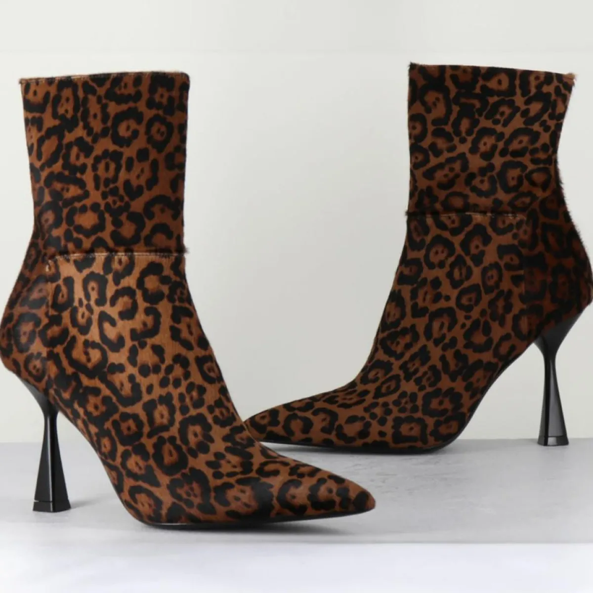 Rotta Bottines|Bottines en Cuir Asia leopard - Talon 9.5 cm