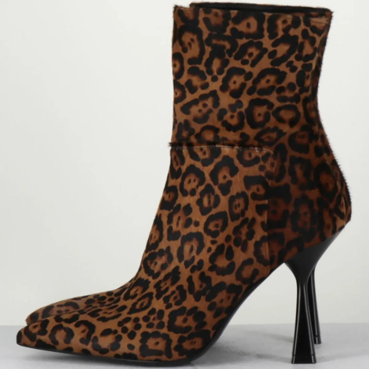 Rotta Bottines|Bottines en Cuir Asia leopard - Talon 9.5 cm