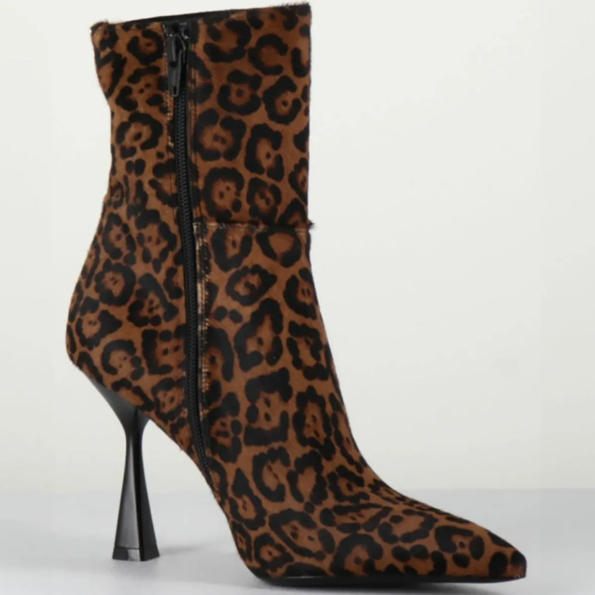 Rotta Bottines|Bottines en Cuir Asia leopard - Talon 9.5 cm