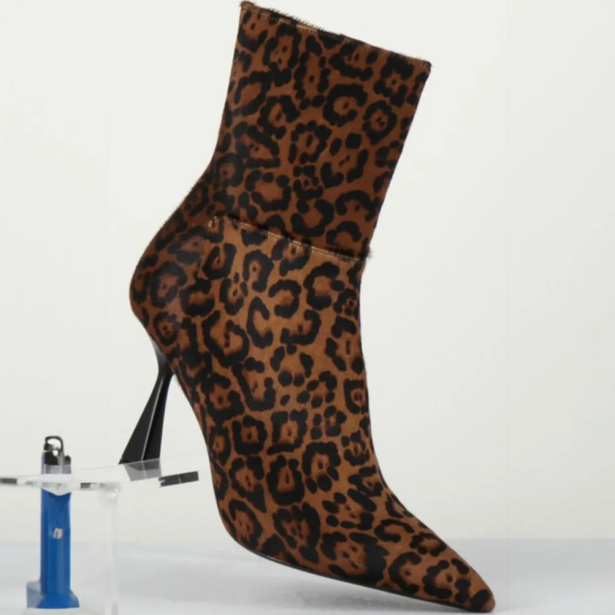 Rotta Bottines|Bottines en Cuir Asia leopard - Talon 9.5 cm