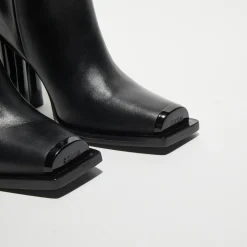 Sonia Rykiel Bottines|Bottines en Cuir Clover noires - Talon 10 cm