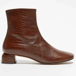Loq Bottines|Bottines en Cuir Joyce marron