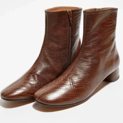 Loq Bottines|Bottines en Cuir Joyce marron
