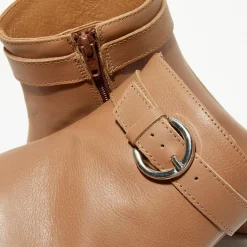 Apologie Bottines|Bottines en Cuir Julia camel - Talon 7,5 cm
