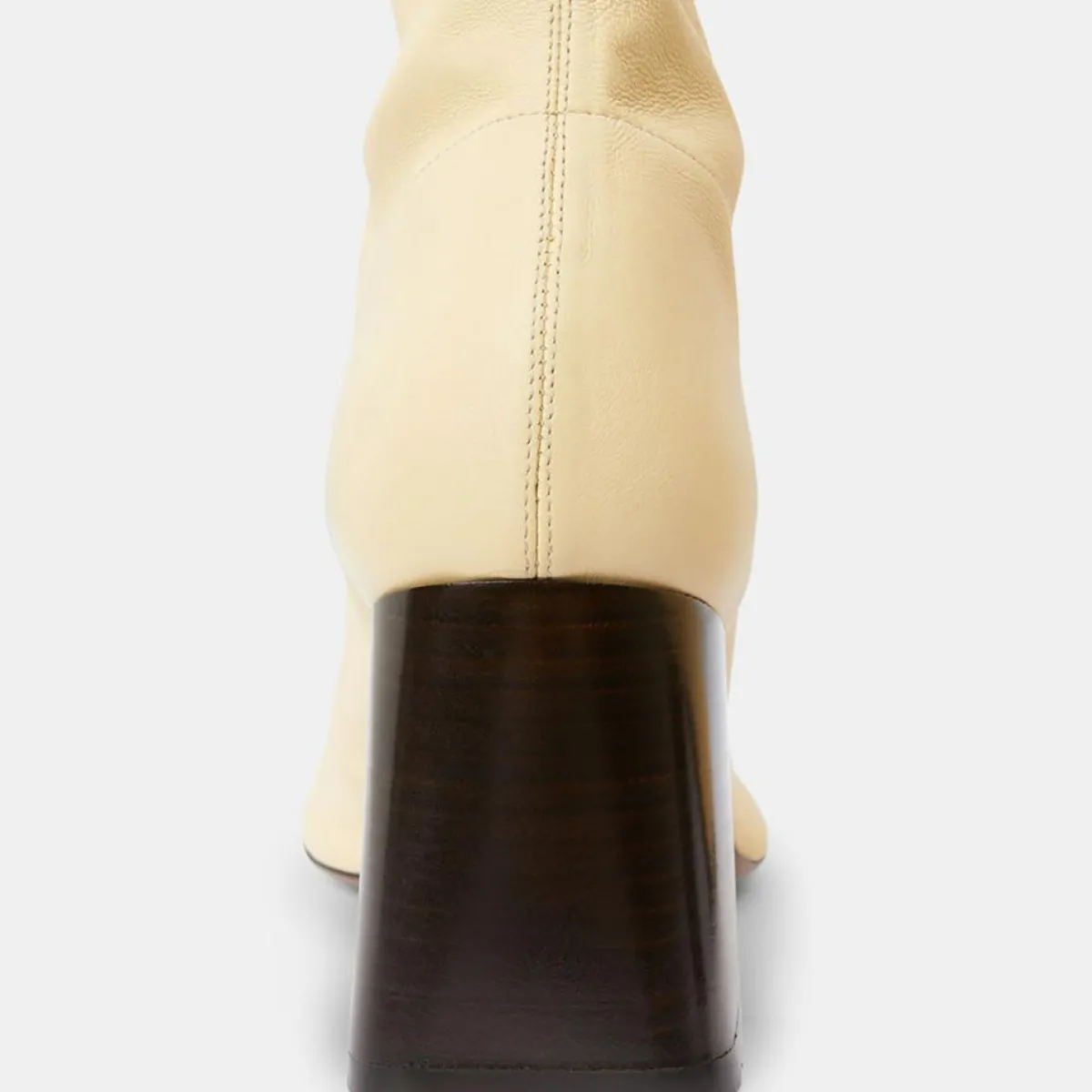 Neous Bottines|Bottines en Cuir Lepus jaune pâle - Talon 7 cm
