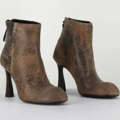 Premiata Bottines|Bottines en Cuir marron - Talon 9 cm