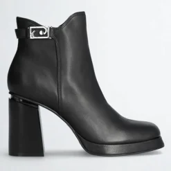 Liu-Jo Bottines|Bottines en Cuir Nana noires - Talon 9 cm