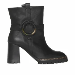 See by Chloé Bottines|Bottines en cuir noires