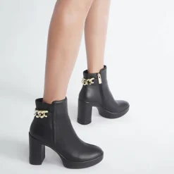 Liu-Jo Bottines|Bottines en Cuir Now noires - Talon 9 cm