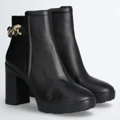 Liu-Jo Bottines|Bottines en Cuir Now noires - Talon 9 cm
