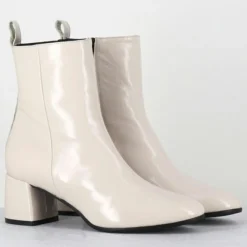 Garrice Bottines|Bottines en Cuir samui lait