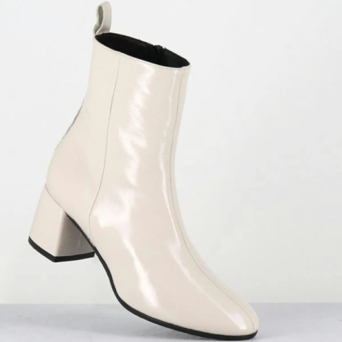 Garrice Bottines|Bottines en Cuir samui lait