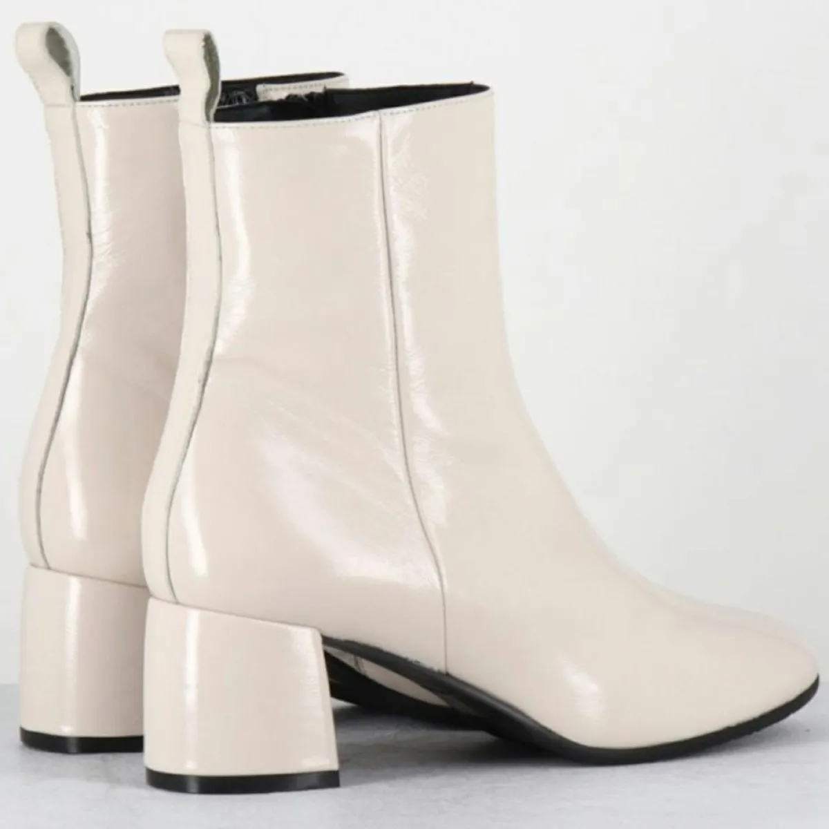 Garrice Bottines|Bottines en Cuir samui lait