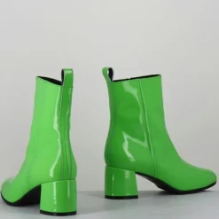 Garrice Bottines|Bottines en Cuir samui vertes