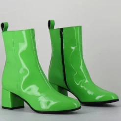 Garrice Bottines|Bottines en Cuir samui vertes