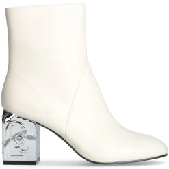 Liu-Jo Bottines|Bottines en Cuir Sara blanches - Talon 7 cm